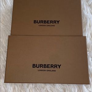 Two Authentic Burberry boxes